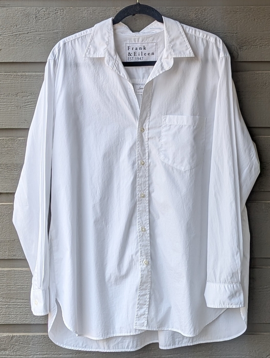 Frank & Eileen Tops - NWOT Frank & Eileen Joedy Cotton Button-Up Shirt White Size Large